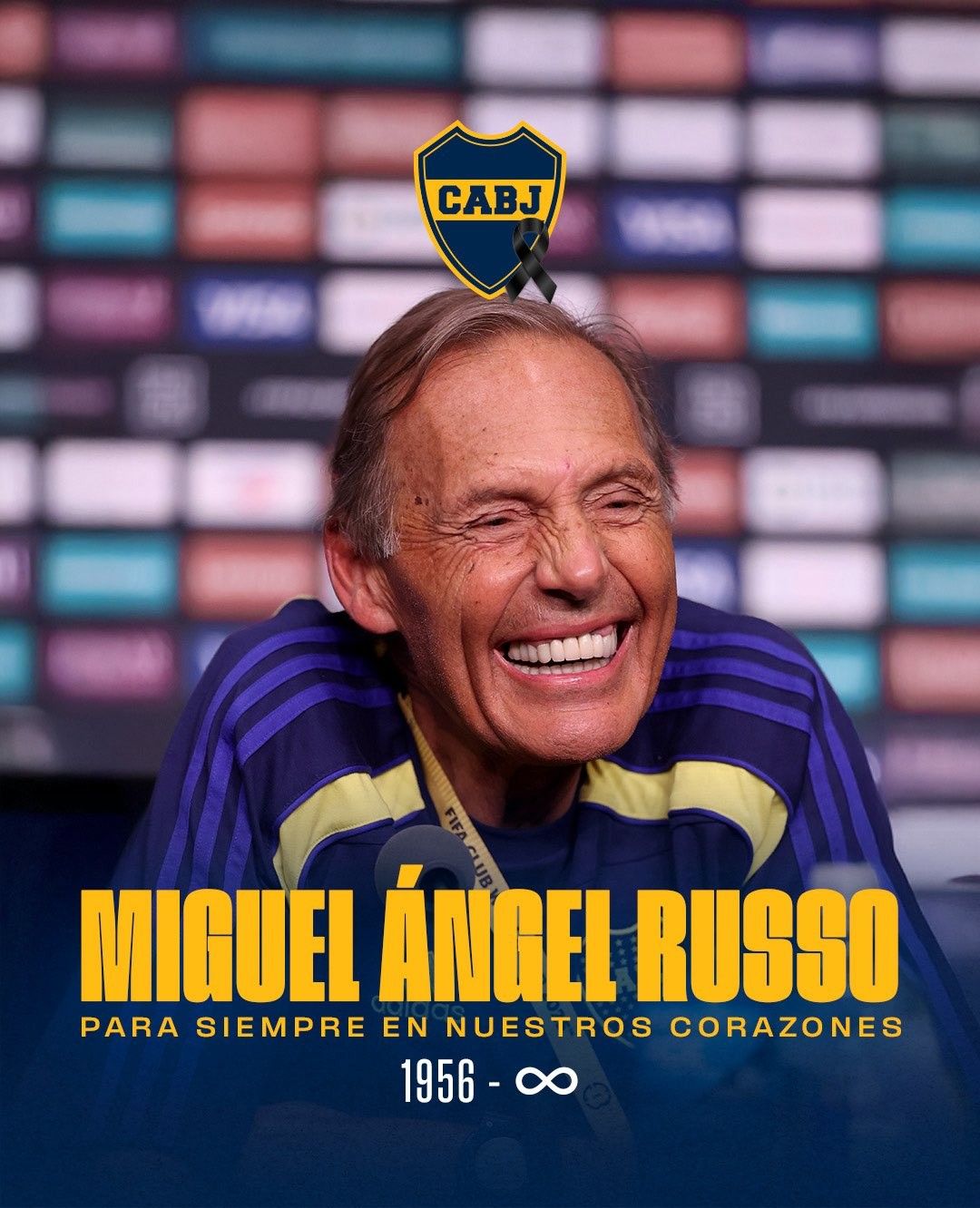 博卡官方：当地时间周五在糖果盒球场为安赫鲁索举行守灵仪式